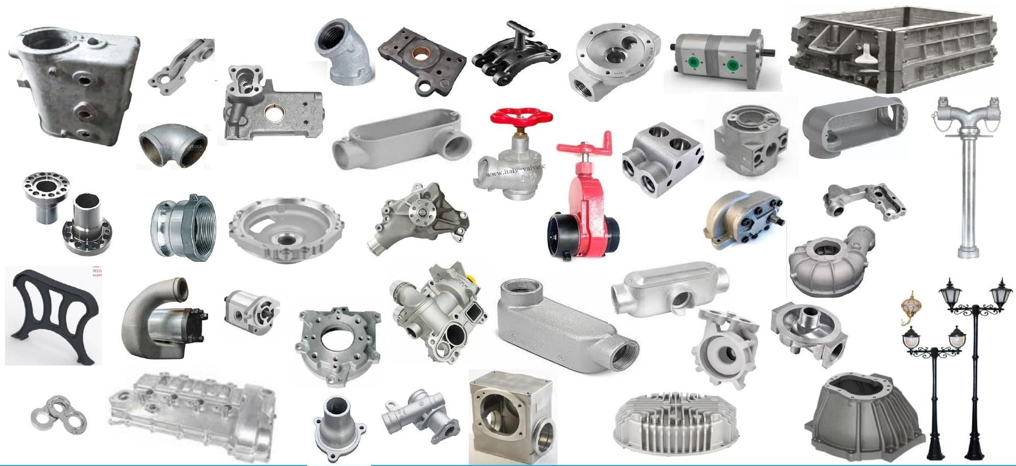 Aluminium cast and machined products
